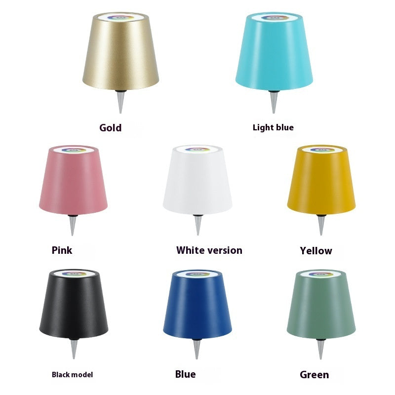 Rechargeable RGB Wine Bottle Table Lamp – Touch Control LED Mood Light, Metal Wine Bottle Plug Lamp for Home & Bar Decor